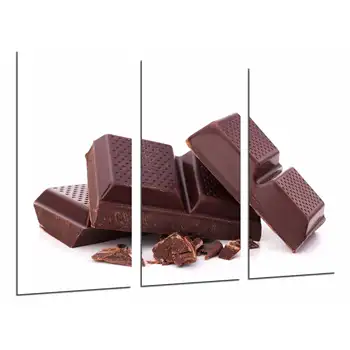 

Grocery, Kitchen, Sweet Dessert Chocolate, White, photo print on wood, modern picture decorative 27009