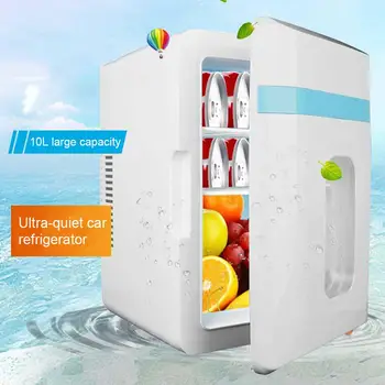 

10L Mini Fridge Cooler Portable Warmer Food Heater Beverage Cooler For Home Outdoor Picnic Travel Car 12V-220V Auto Summer 2020