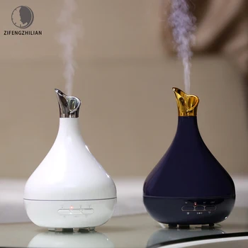 

300ML Vase Humidifier ceramics Colorful Ultrasonic Aromatherapy Machine Home Essential Oil Aroma Atomizer Diffuser