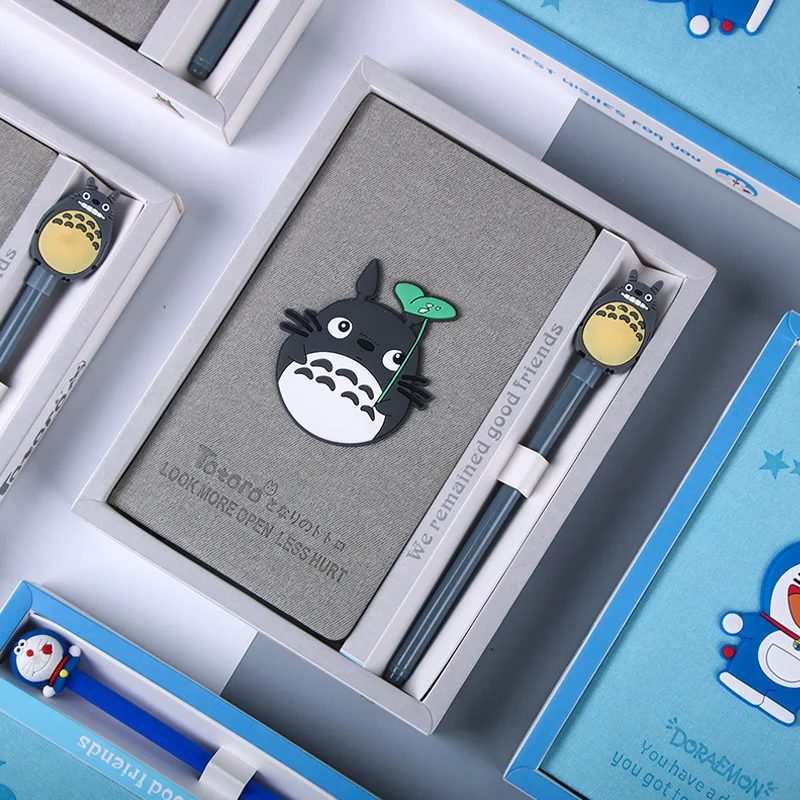 Notebook Totoro Cartoon Japanese My Neighbor Diary Notepad Stationery Supplies Office For School Book Children Gift Set | Канцтовары для