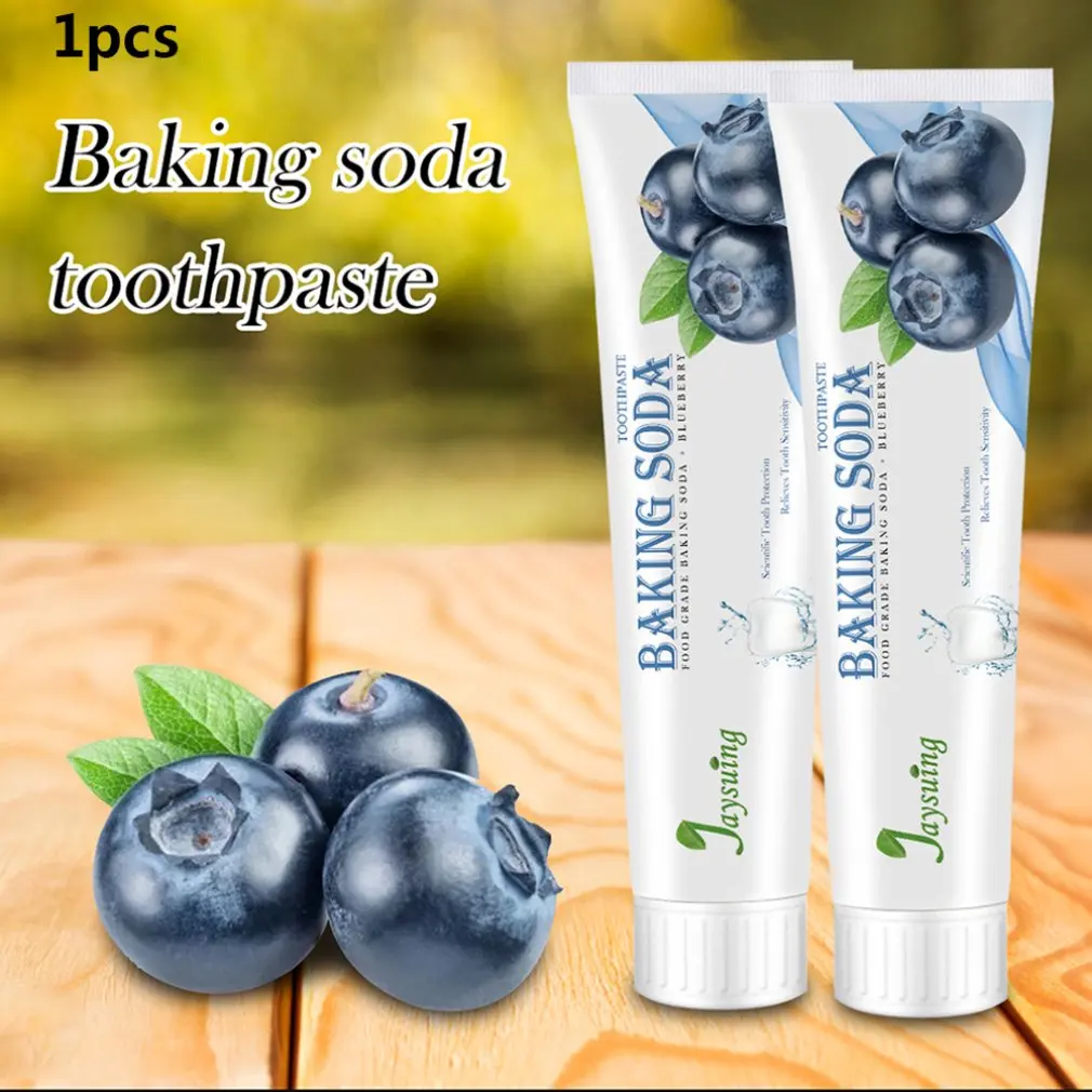 Teeth Whitening Toothpaste Baking Soda Pressing Toothpaste Whitening Bottled Toothpaste Bright Teeth Gum Scare