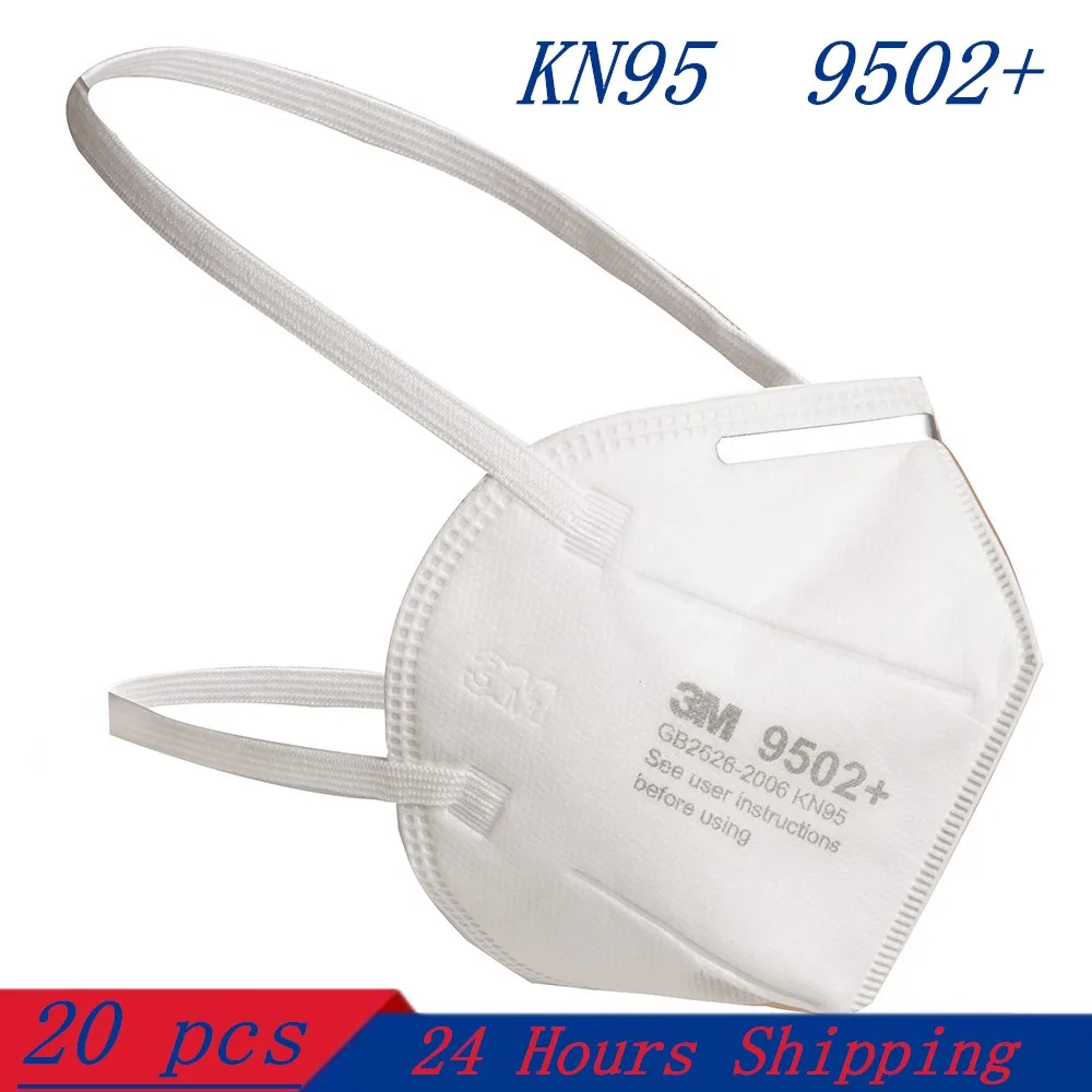 

20 pcs Mouth Masks 9502 Mascarilla Protective Safty Face Masks 95% Filtration Protective Anti Infection Earloop Mask