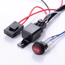 12V 40A Relay Switch Control Wiring Kit For LED Work Driving Light Lamp