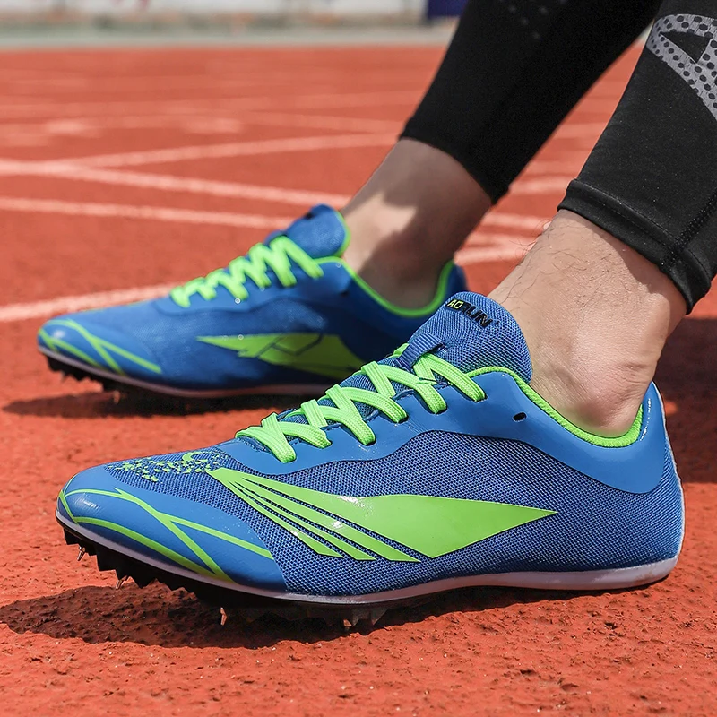 Мужская спортивная обувь; Мужская Спортивная обувь для бега; цвет оранжевый, зеленый; мужские спортивные кроссовки с шипами; обувь для бега