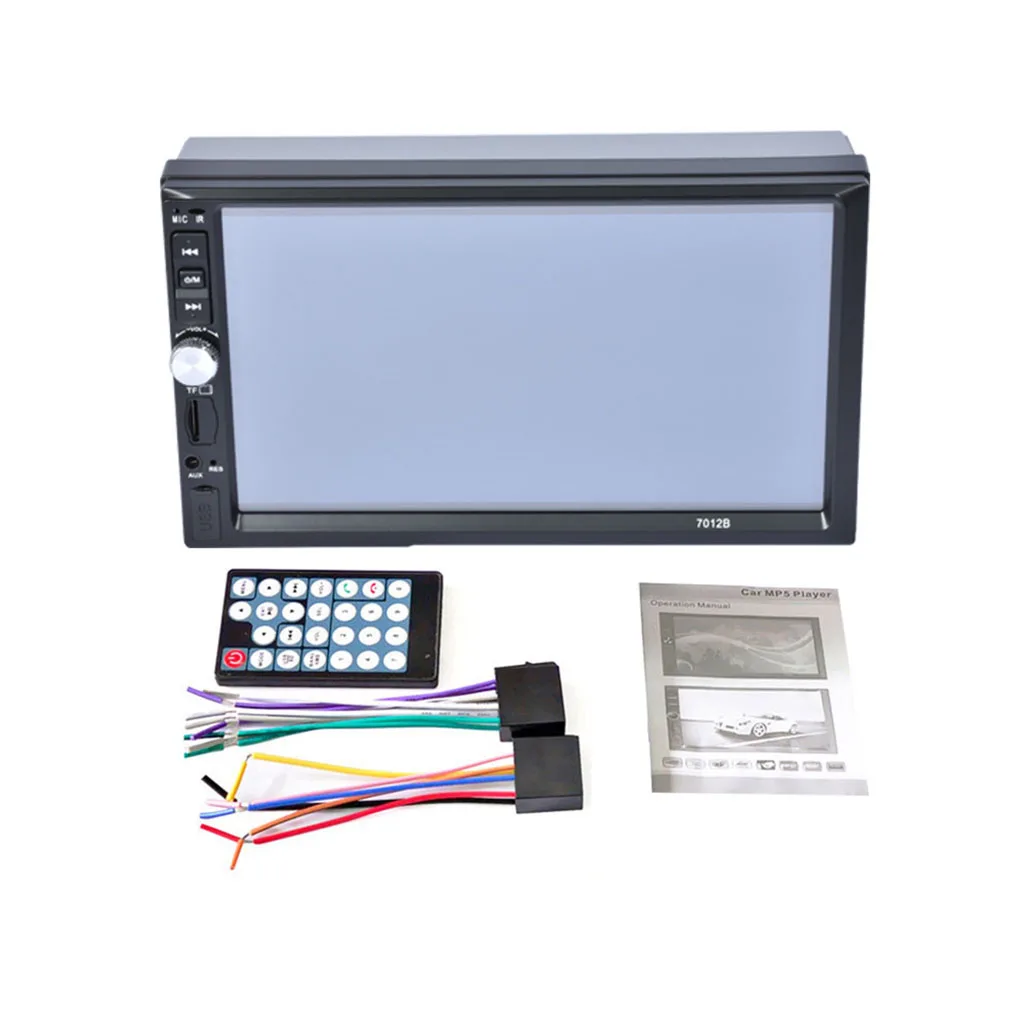 2Din 7012B MP3 MP5 плеер автомобильное FM Радио стерео аудио Музыка USB цифровой сенсорный экран Bluetooth AUX вход плеер