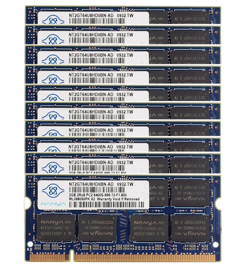 10 шт./партия память DDR2 800 МГц 1 8 в | Компьютеры и офис