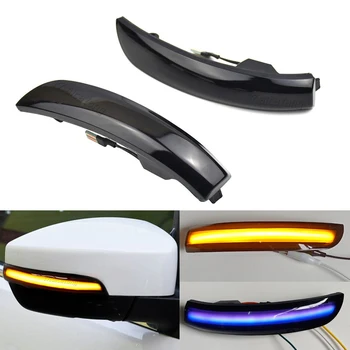 

For Ford Kuga Escape EcoSport 2013-18 Bicolor LED Dynamic Turn Signal Light Side Wing Rearview Mirror Sequential Indicator Lamp