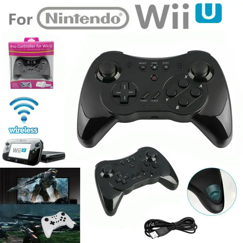 

Wireless Pro Controller Gamepad Joypad Joystick Remote For Wii U Games Console Controller Control Dropshipping