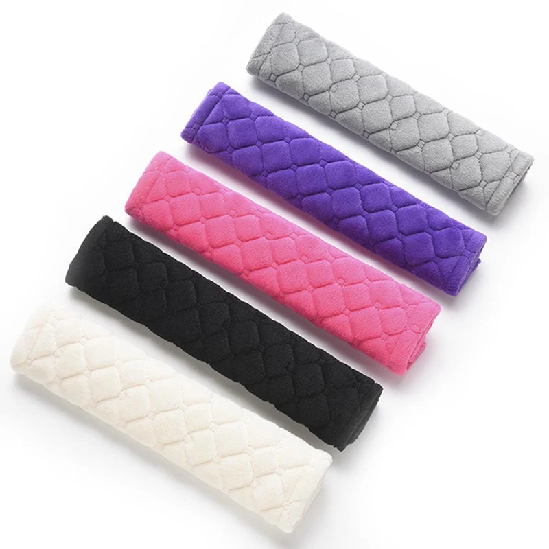 2pcs Auto Child Cotton Safety Belt For Cars Shoulder Protection Car-styling Pad On The Seat Belt Cover Seat Belts Pillow