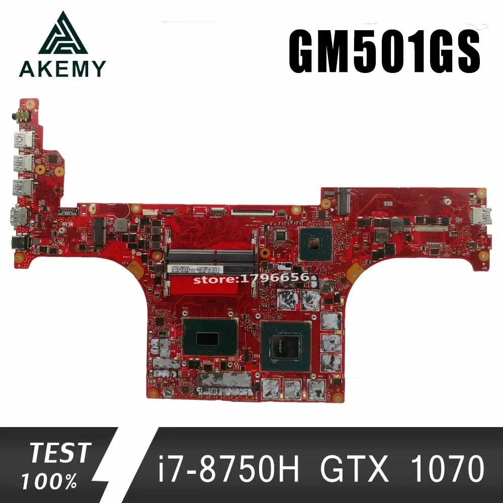 buy GM501GS Motherboard i7 8750H GTX 1070 For ROG ASUS GM501G GM501GS Laptop motherboard GM501GS Mainboard (Exchange)! !