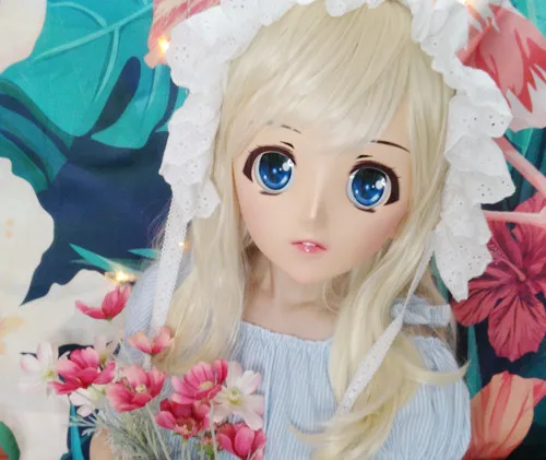 MASK8 NEW-18) реалистичные вечерние куклы для Хэллоуина BJD маска-Аниме Косплей киг аниме силиконовые маски косплей Кигуруми крест комод - Цвет: MASK8