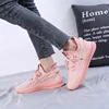Fashion Spring Female Sneakers Women Shoes Korean Mesh Yellow Ladies Shoes Woman Lace Up Red Black Casual Shoes Breathable 2022 ► Photo 2/6