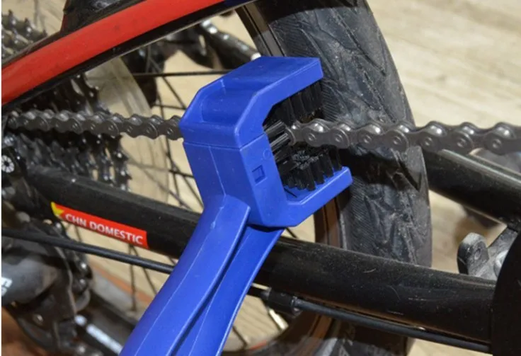 Discount Plastic Cycling Motorcycle Bicycle Chain Clean Brush Gear Grunge Brush Cleaner Outdoor Cleaner Scrubber Tool 3