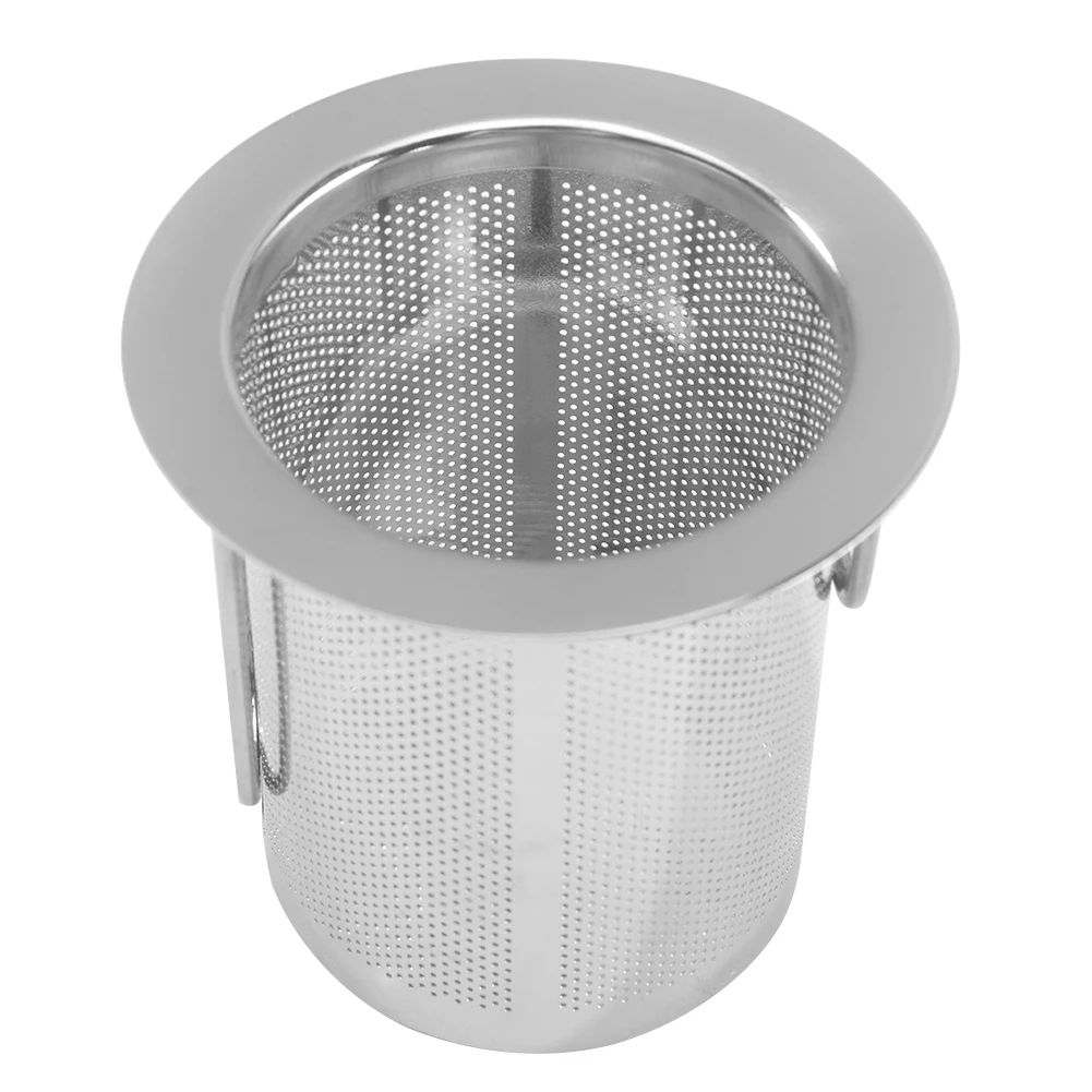 Practical Tea Ball Strainer Mesh Infuser Filter 304 Stainless Steel Herbal Filter Folding Handle Tea Strainer tools