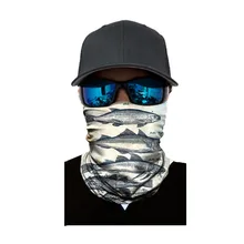 1 шт. маска для лица рыбий принт Балаклава Крышка головы Рыбалка Велоспорт Открытый лицо маска на голову повязка для волос шарф-капюшон пиратская шляпа браслеты