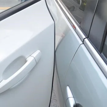 

High Quality Black U-shaped Crash Seal 5m Guard Car Door Edge Trim Strip Moulding Anti-Scratch Protector Cover New 1Pcs