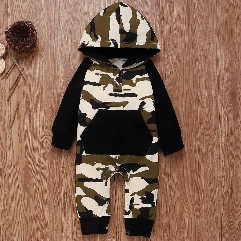 newborn winter baby clothes Infant Baby Boys Girls Long Sleeve Cartoon Print Romper Jumpsuit Clothes Outfits Clothing