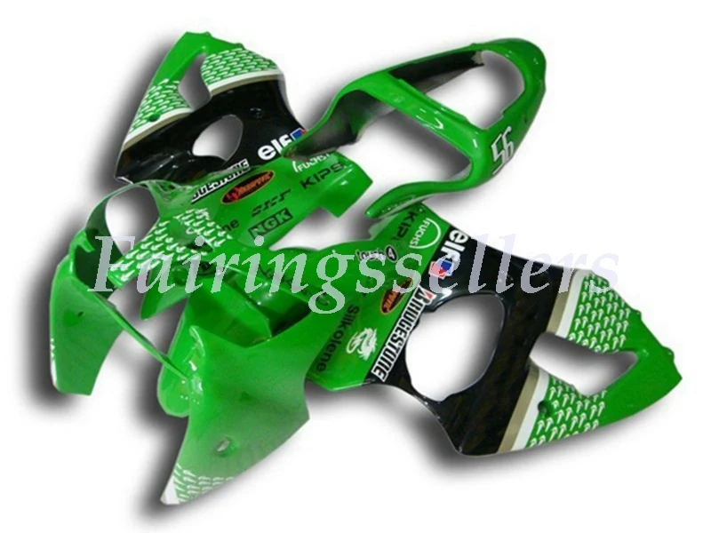 

OEM Quality Injection Mold Motorcycle New ABS Fairings kits Fit For kawasaki Ninja ZX-6R ZX6R 636 2000 2001 2002 green Black