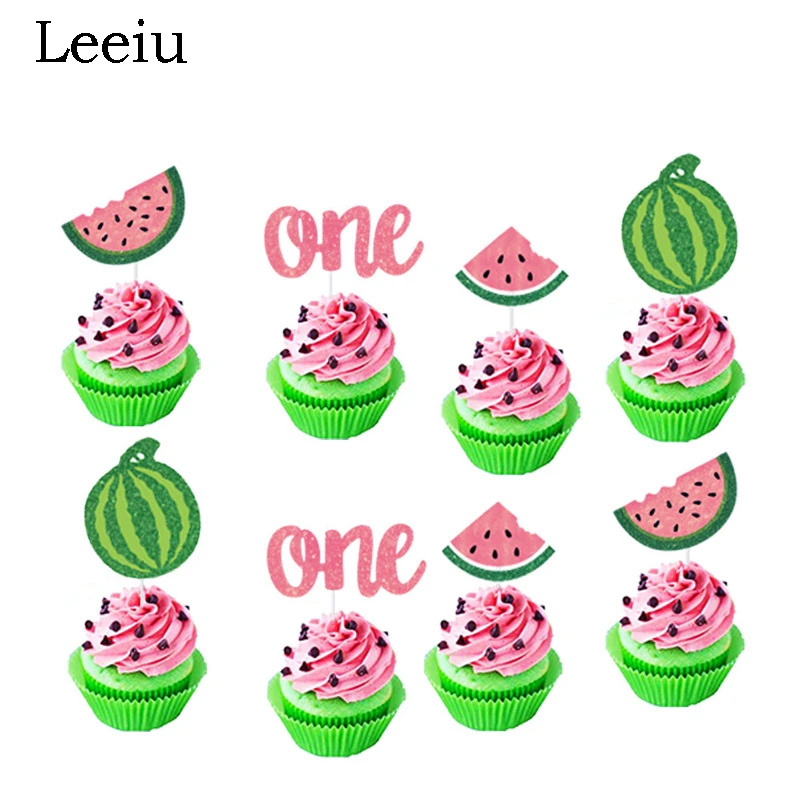 watermelon baby shower cake