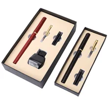 Mahogany Dark Wood Langhao Soft Pen Pen-type Brush Small Regular Script Medium Regular Script Water-Absorbing Adult Calligraphy