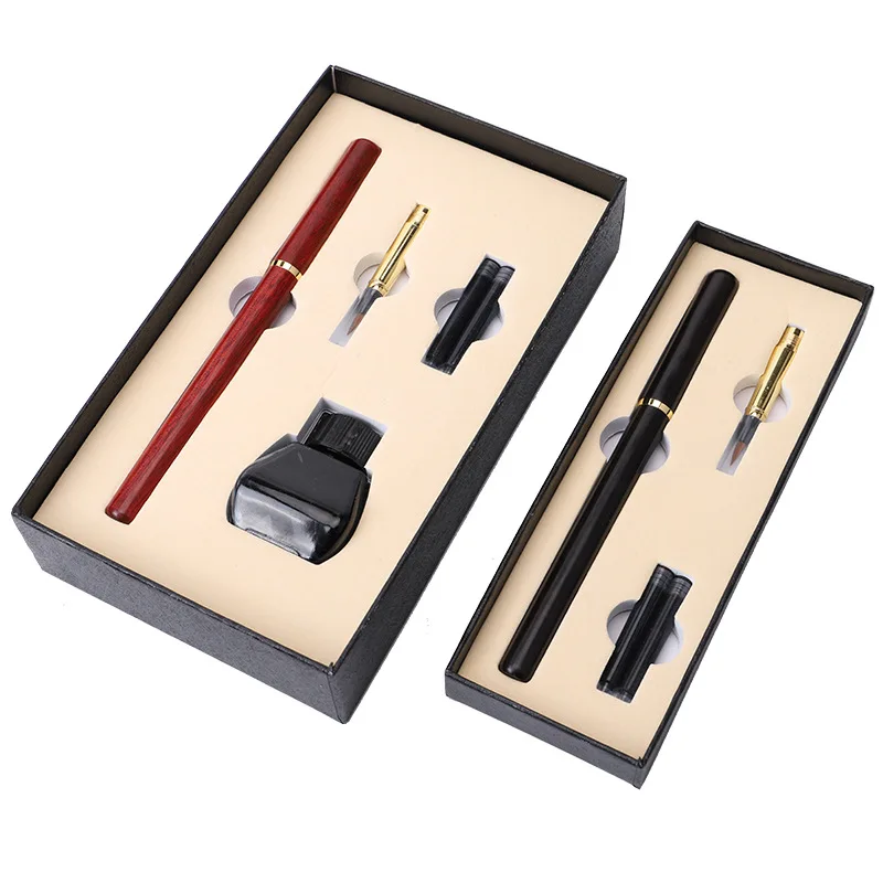 

Mahogany Dark Wood Langhao Soft Pen Pen-type Brush Small Regular Script Medium Regular Script Water-Absorbing Adult Calligraphy