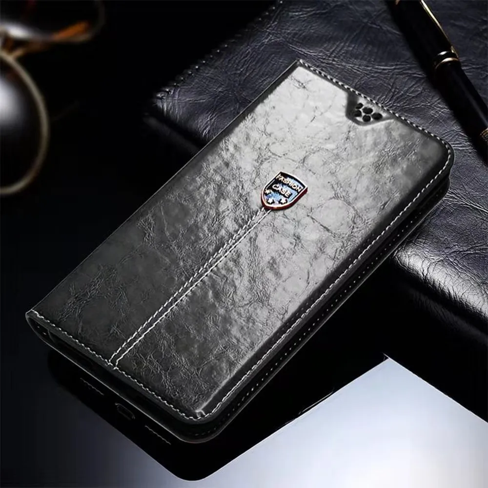 

Leather Flip Wallet Case For Doogee BL5500 Lite X100 X90 L Y8C Y8 Plus N10 N100 N20 Y9 Plus S40 Lite S90 Pro Phone Back Cover