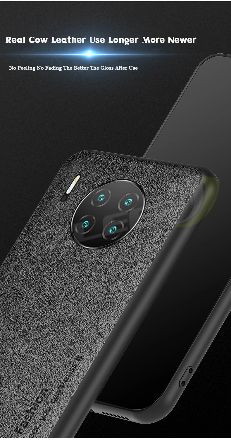 Роскошная задняя крышка для huawei mate 30 20X10 P30 P20 Pro, чехол из натуральной кожи Honor20 9X Nova5 Pro, Защитная сумка для телефона, Couqe Mujer