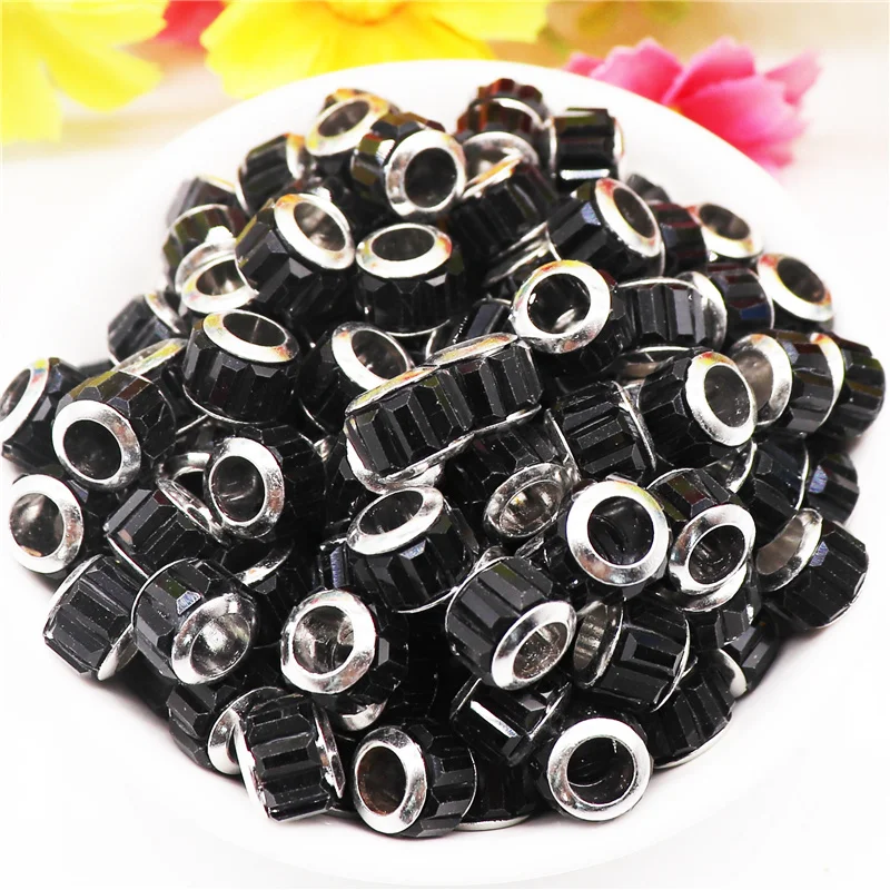 10pcs 11x8mm Small Color Glass Murano Large Hole Beads For Jewelry Making  Women Bracelet Bangle Necklace Earrings Diy Jewelry - Beads - AliExpress