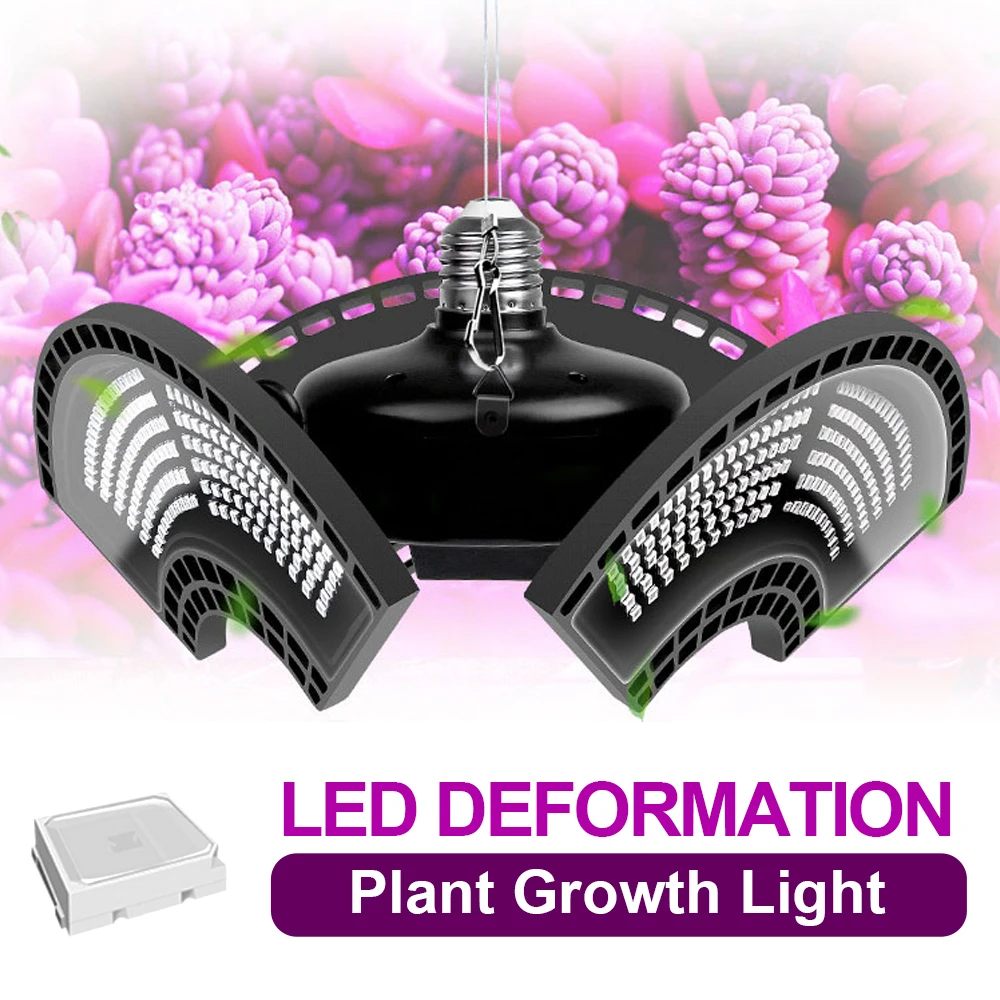 

Red and blue spectrum LED plant grow light E27 UV Lamp Plant folding plant light greenhouse waterproof seedling planting light