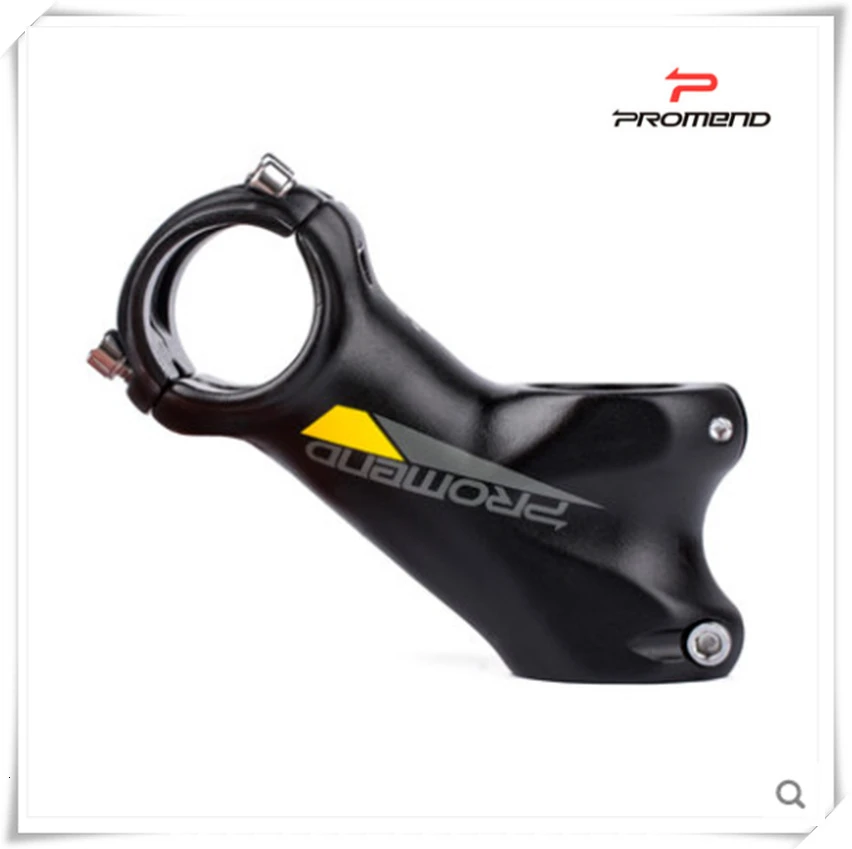 Promend Exceed Light Carbon MTB Bicycle Stem 6/17 Degree 31.8MM Carbon Road Bike Stem Positive and Negative Cycling Power Parts - Цвет: 40 Degree Yellow