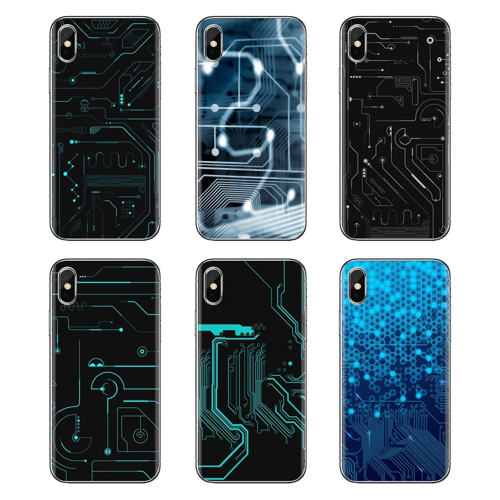 For HTC One U11 U12 X9 M7 M8 A9 M9 M10 E9 Plus Desire 630 530 626 628 816 820 830 your Smartphone core Circuits board Soft Cases |