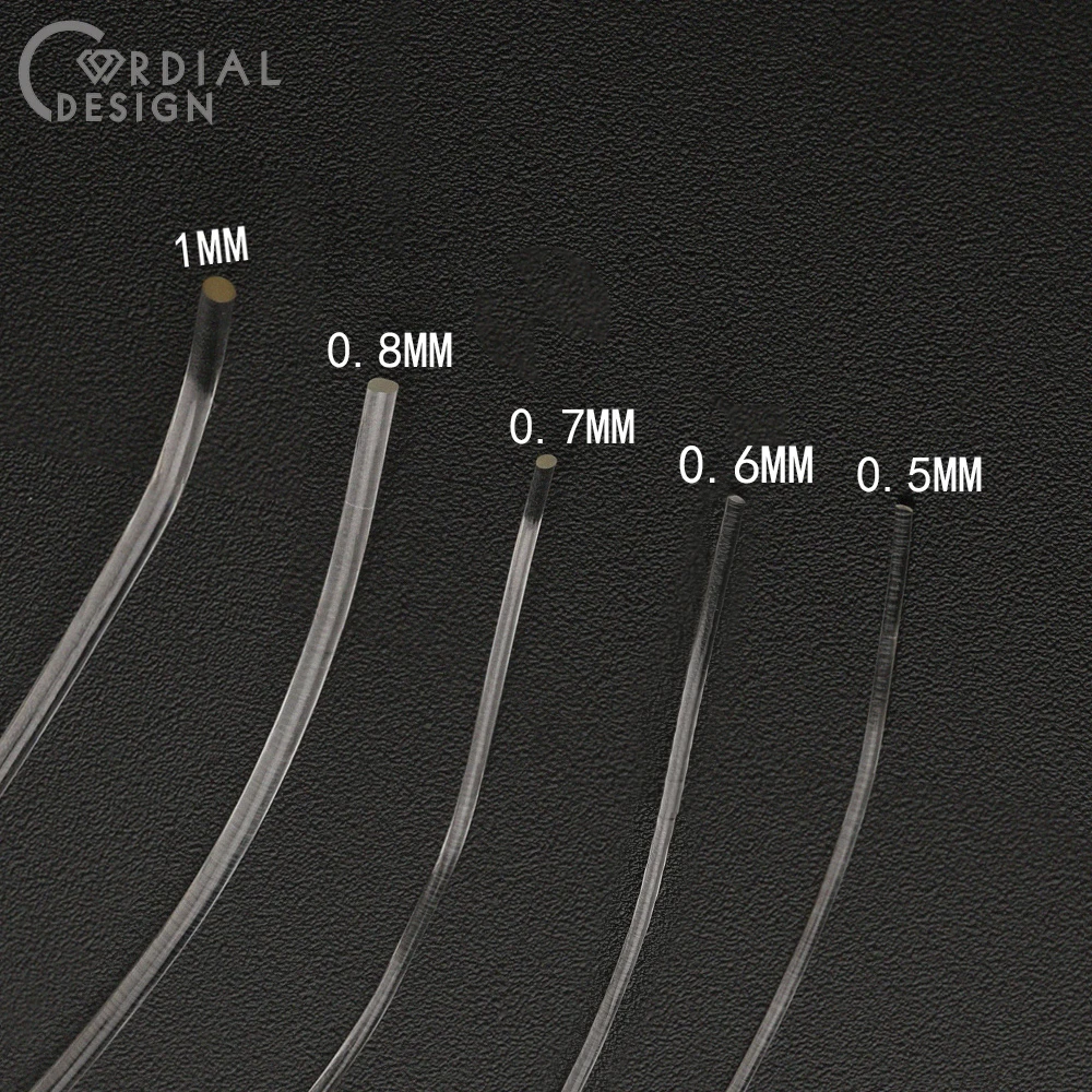 Cordial Design 0.5-1mm Elastic Thread For Jewelry Making/DIY Wire For Bracelets/Hand Made/Jewelry Cord String For Craft Making - cordial