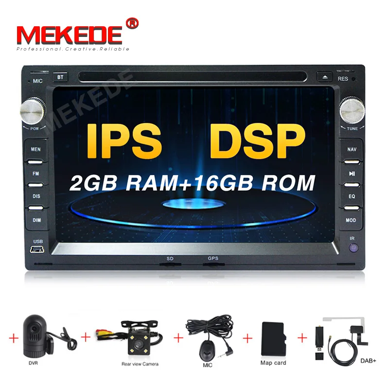 PX30 ips DSP wifi 2din автомобильный мультимедийный dvd-плеер gps головное устройство для Volkswagen VW Passat/JETTA/Bora/Polo/GOLF CHICO/SHARAN - Цвет: DVDCAMERA DVR DAB