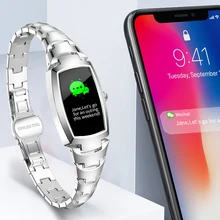 

Smart Watch Women H8 pro Bracelet Heart Rate Blood Pressure Monitor Women's Watches IP67 Waterproof Smartwatch For Android ios