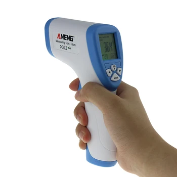 

Digital Thermometer Infrared Baby Adult Forehead Non-contact Infrared Thermometer with LCD Backlight AN201