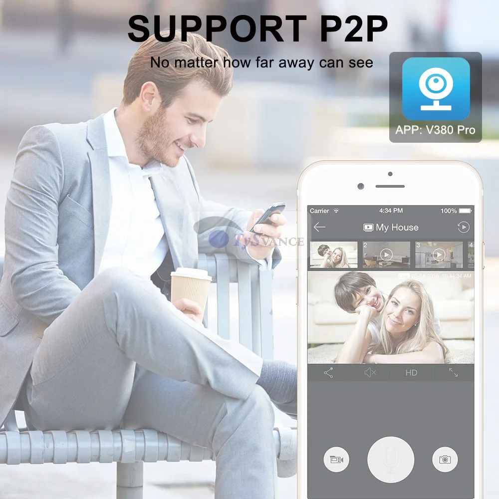 Мини ip-камера WiFi HD 2MP 1080P Беспроводная PTZ скоростная купольная 4X оптический зум CCTV двухстороннее аудио TF слот для карты безопасности наблюдения