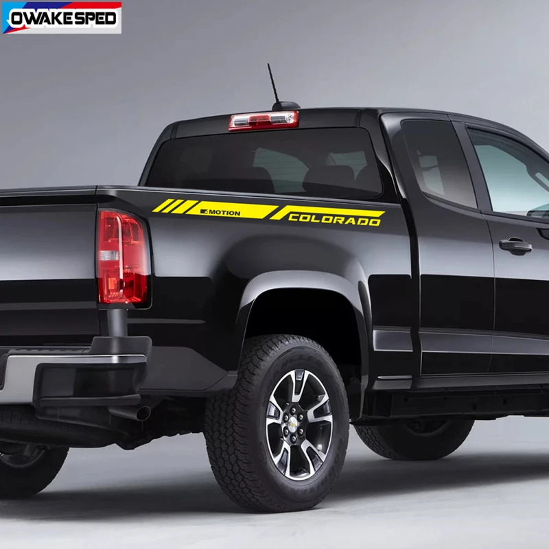 4 Motion Sport Stripes Pickup Trunk Decor Sticker Auto Tail Vinyl Decals OFF ROAD Styling Accessories For-Chevrolet Sonic (1)