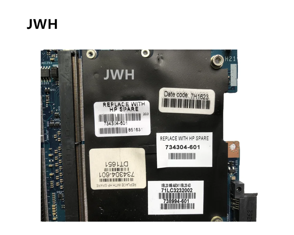 Для hp ZBOOK 15 G1 материнская плата LA-9241P 734304-001 734304-501 734304-601 тестирование работы
