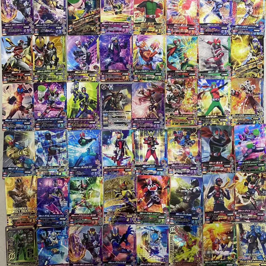 Bandai Kamrider Heroes Battle Card Game Arcade Battle Card Tcg Golden Laser Card 3D Early Classic Toys