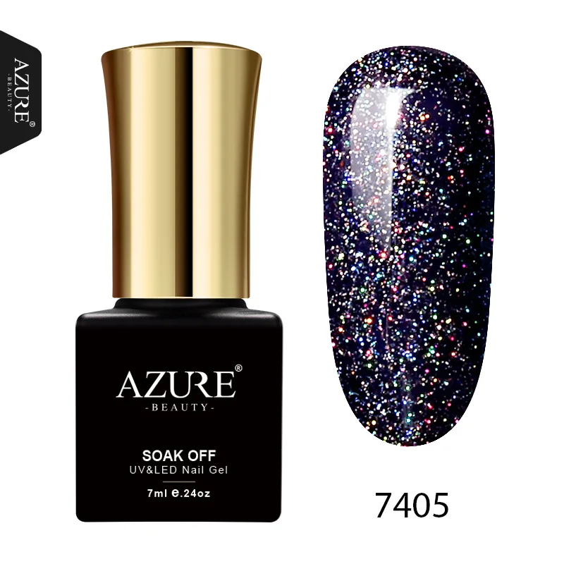 7405 Azure beauty Гель-лак для ногтей модные цвета для дизайна ногтей впитывающаяся гибридная Эмаль 7 мл гель-лаки лазурный УФ-гель для ногтей - Цвет: 7405