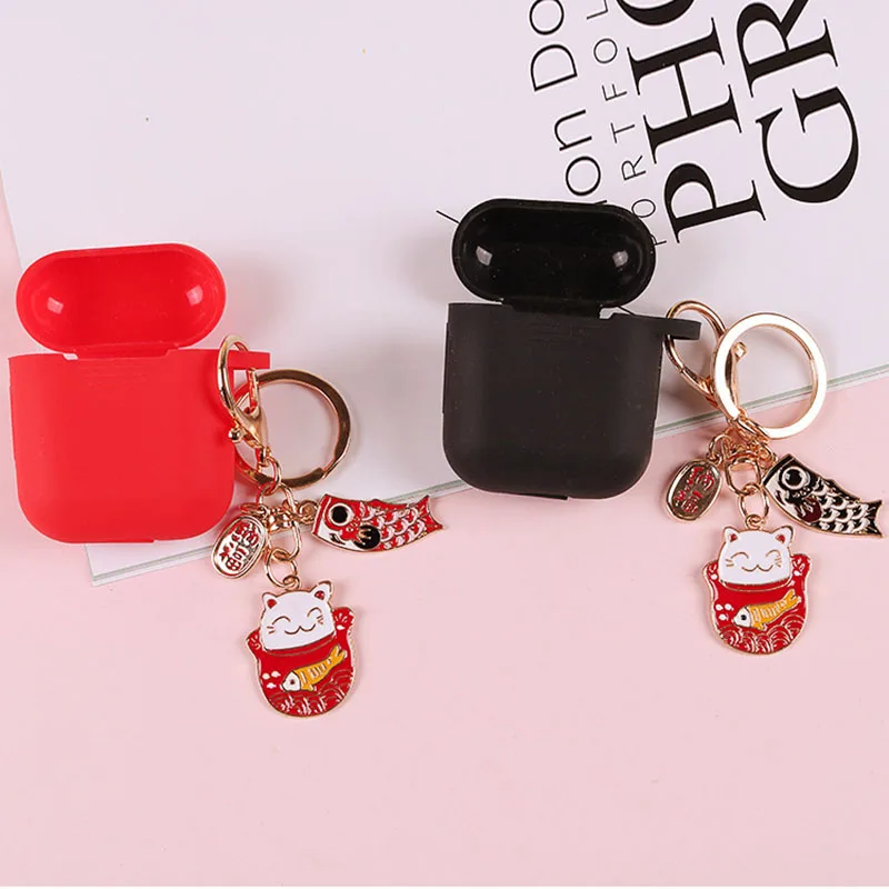 Модный японский koi брелок в форме рыбы милый с изображением из мультфильма Lucky Cat Брелки для женщин и мужчин подарок ювелирный брелок для ключей Автомобильная сумка подвеска брелок для ключей