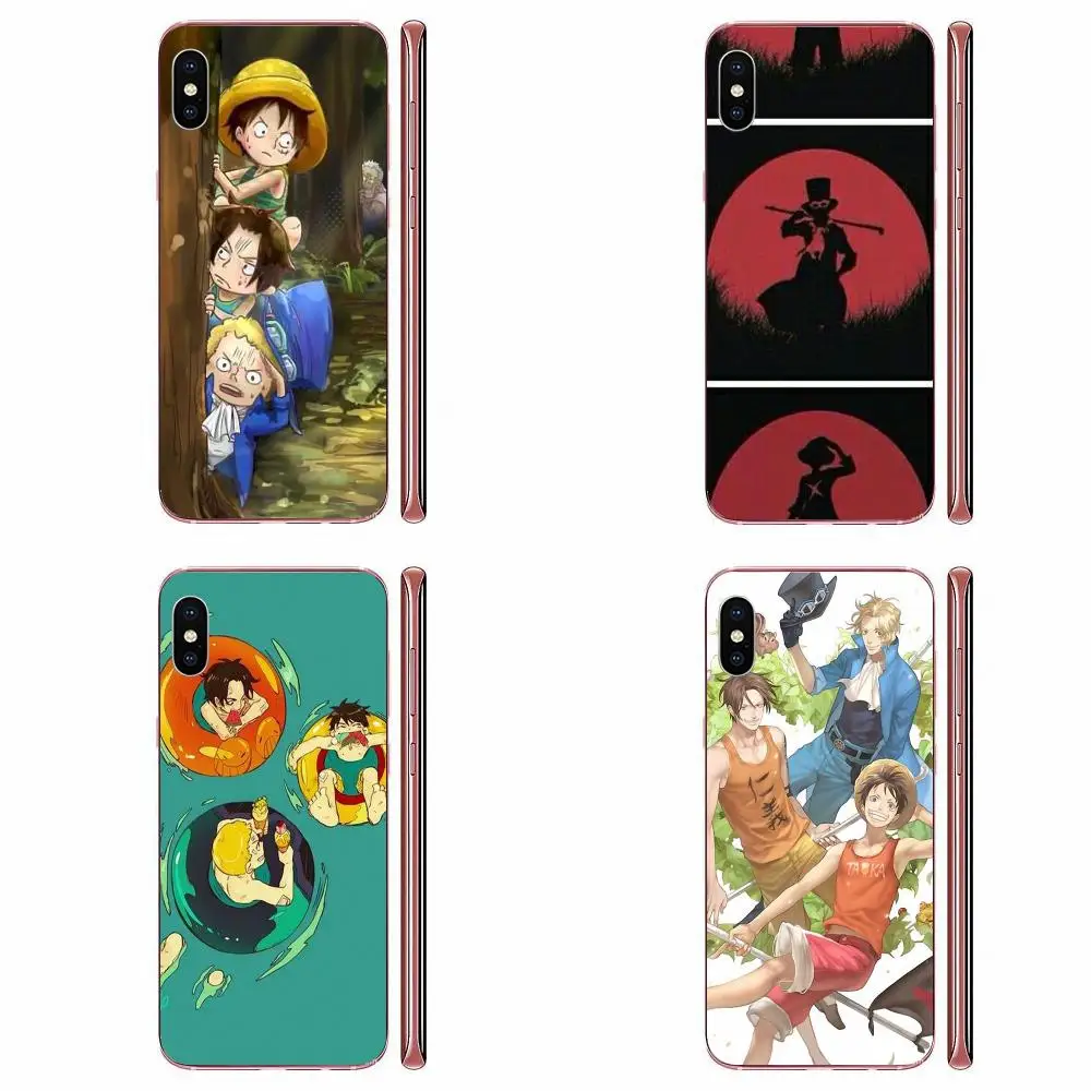 One Piece Monkey D Luffy Sabo Ace Asl для Xiaomi CC9E Mi3 Mi4 Mi4i Mi5 Mi 5S 6 6X 8 9 SE Play Plus Pro Lite A1 Mix 2 Note 3 | Мобильные
