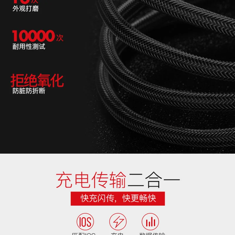 Божу USB кабель для передачи данных для iPhone XS X 8 7 6 быстрая зарядка Зарядное устройство Micro USB кабель для Android USB Type C мобильные телефонные кабели для Samsung S9