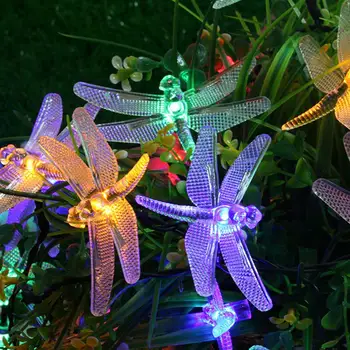 

4 Meters 40 LED Halloween String Light Waterproof Dragonfly Shape Lamp String for Outdoor Use
