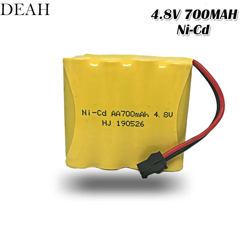 

1pcs 4.8V AA 4*AA 700mAh Ni-Cd Rechargeable battery pack For Remote Control RC toy electric lighting security facilities robot