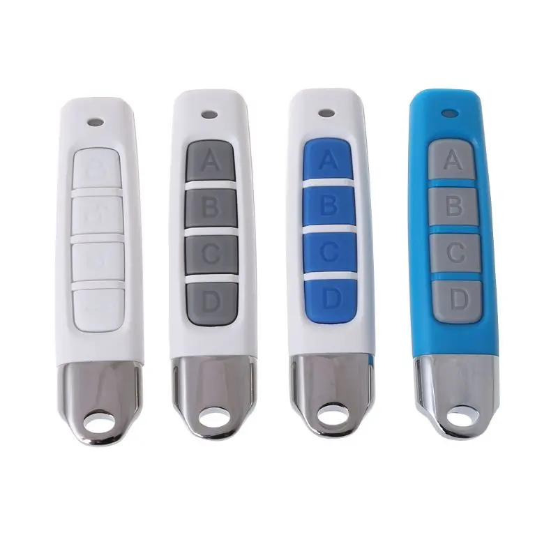 Wireless Transmitter Garage Gate Door Electric Copy Controller 433MHZ 4 Buttons Clone Remote Control Anti-theft Lock Key