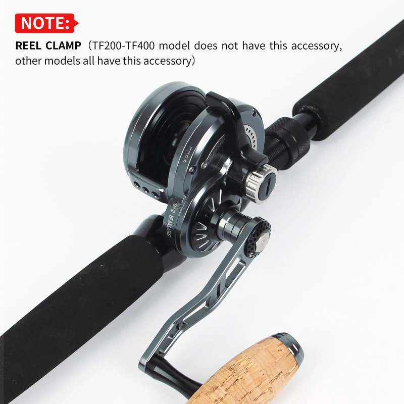 Topline Tackle Full Metal Slow Jigging Reel Saltwater Fishing Reel Overhead  Boat Wheel 200 400 Up To 32Kg Max Drag Series