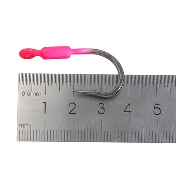 40pcs Snapper Jig Weighted Hooks 3g White/Pink/Yellow/Chartreuse Fishing Hooks 5