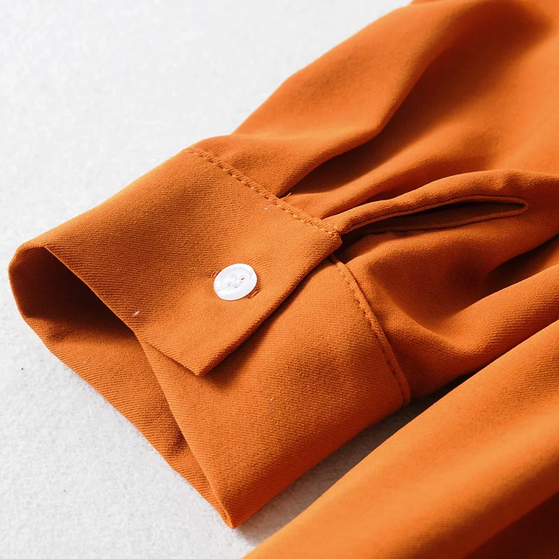 E4ty3-339 Korean-style WOMEN'S Wear Spring New Style Loose Large Version of Suit Collar Dress