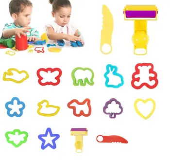 

20/24pcs DIY Slimes Plasticine Mold Modeling Clay Play Dough Tools Kit Cutter Toy